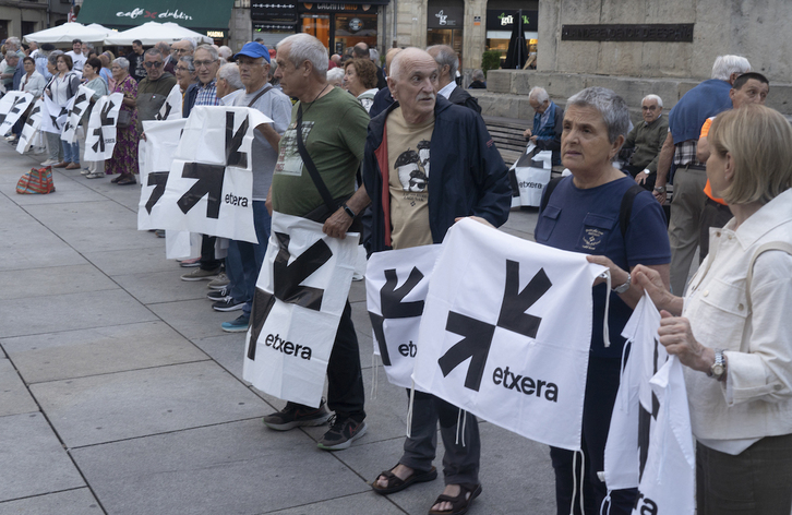 Abuztuko azken ostirala Gasteizen.