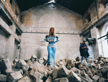 La cantante flamenca Rocío Márquez, jonto a DJ Bronquio.