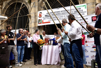 Artzai Eguna ha tributado un sentido homenaje a Jose Mari Ustarroz.