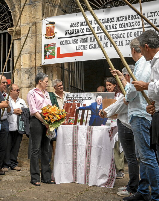 Artzai Eguna tributó un sentido homenaje a Jose Mari Ustarroz.