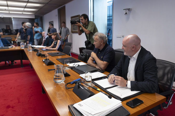 Javier Esparza (UPN), en la constitución de la comisión de investigación sobre las adjudicaciones en obras públicas en Nafarroa.