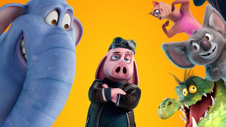 Protagonistas de la cinta de animación ‘Super agente Hitpig!’.