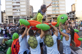 Galdakao jaietan, artxiboko irudian.