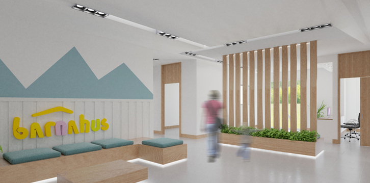 Barnahus etxeak izango duen itxura.