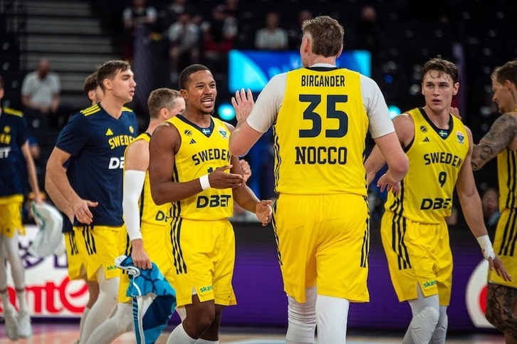 El jugador sueco de Bilbao Basket Melwin Pantzar estará en los cruces del Eurobasket.