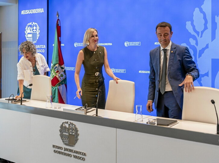 El vicelehendakari segundo, Mikel Torres, anunció la oposición de Lakua a la ILP.