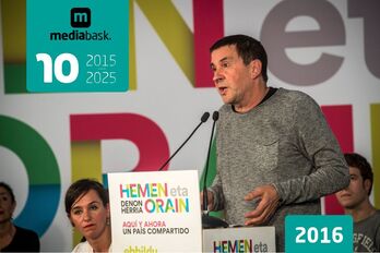 Lors de la campagne de 2016, à Bergara. (Archive)