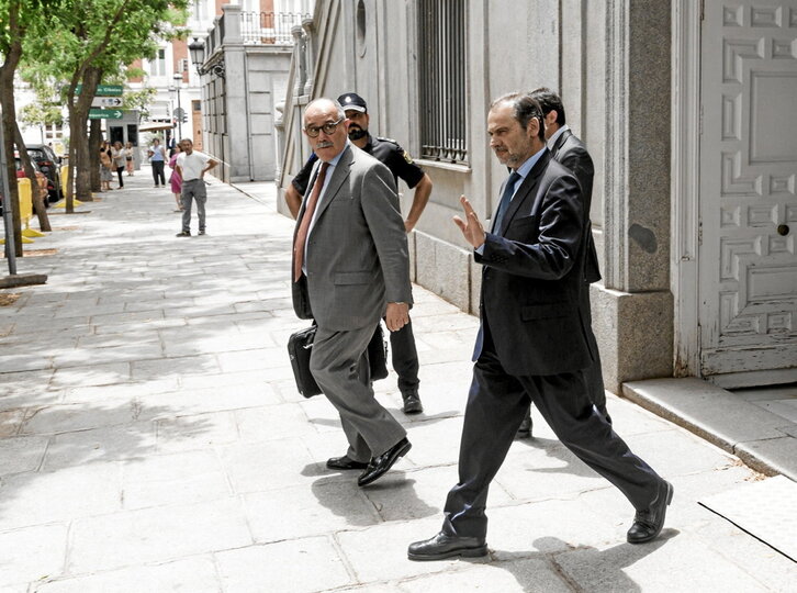 El exministro José Luis Ábalos a la salida del Supremo, el pasado 23 de junio.