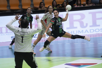 Matilde Rosa ha sido un muro para el ataque de Beti Onak.