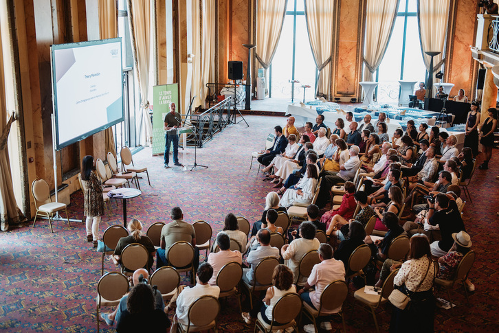 Larunbat honetako topaketa Biarritzen.