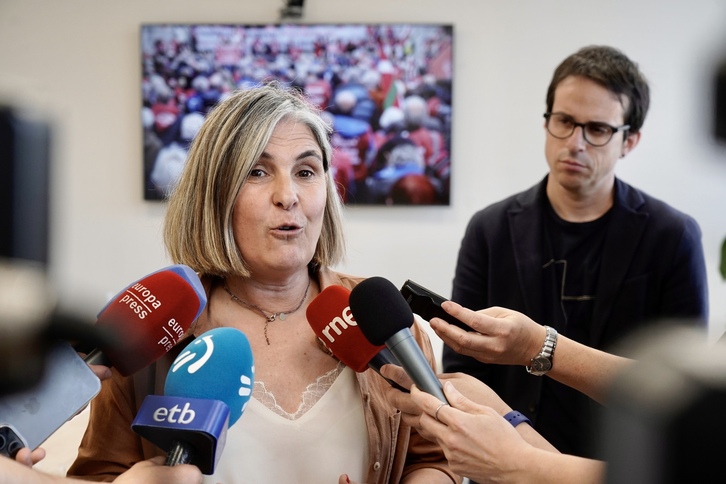 Nerea Kortajarena, uda honetako artxiboko irudi batean.