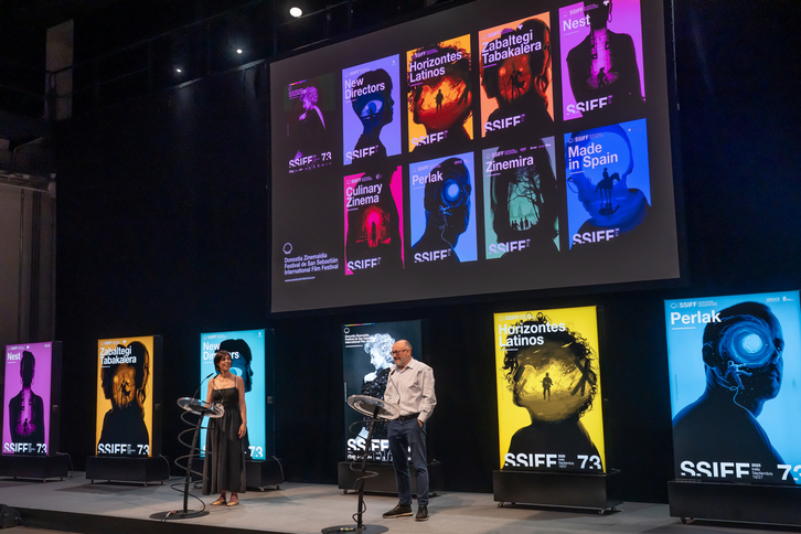 Aurtengo edizioko kartelen aurkezpena.