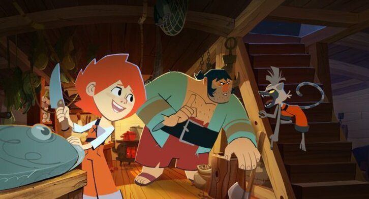 'Barrakudaren altxorra' filmeko eszena.