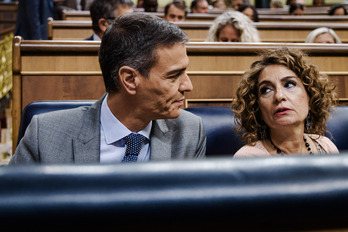 Sánchez y Montero, en este primer Pleno del curso de nuevo incendiado por PP y Vox.