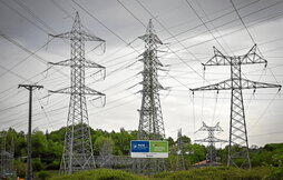 Imagen de archivo de la subestación de Arkale, Oiartzun.