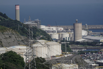 El vertido se produjo en terrenos del puerto de Bilbo.