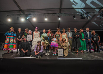 Gueñeseko lehiaketa ezgaunaren aurreko edizio bat, irudian.