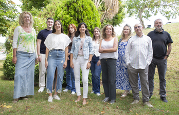 EHUko Neuropsikofarmakologia taldeko ikertzaileak, irudian