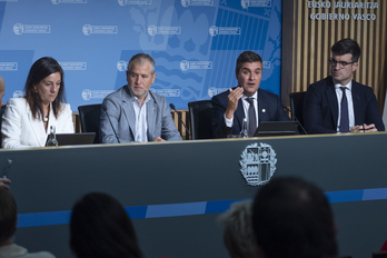 El consejero Mikel Jauregi ha analizado el impacto arancelario en la industria de la CAV.