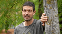 Mattin Iñiguez, abuztu amaieran Gasteizen egindako elkarrizketan.