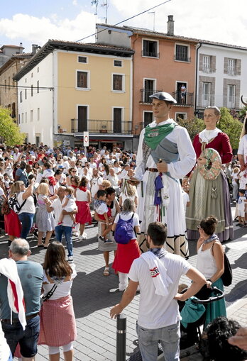 Erraldoiak Altsasuko jaietan.