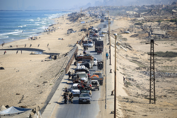 Huida de Ciudad de Gaza. Sin lugar a donde escapar, otros palestinos optan por quedarse bajo las bombas israelíes.