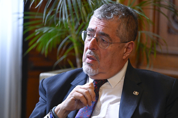 El presidente de Guatemala, Bernardo Arévalo.