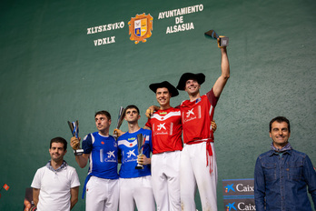 Caixabank Masterseko B Serieko partida guztiak irabazi dituzte Dariok eta Eskirozek.