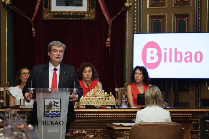 Juan Mari Aburto interviene en el Pleno del Estado de la Villa.