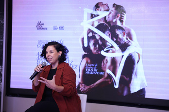 María Goiricelaya, en la presentación del montaje.