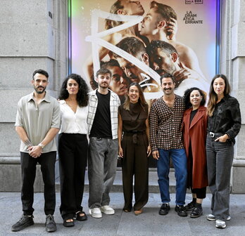 El equipo de «RJ». María Goirizelaia es la segunda por la izquierda.