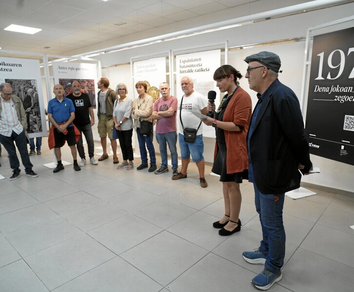 Ekimenaren aurkezpenaren une bat.