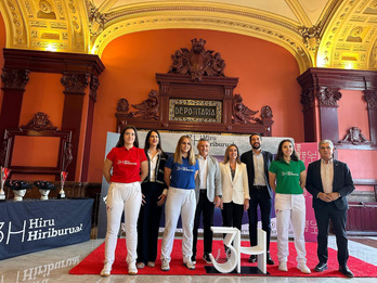 Astearte honetan aurkeztu dute Hiru Hiriburuak txapelketa.