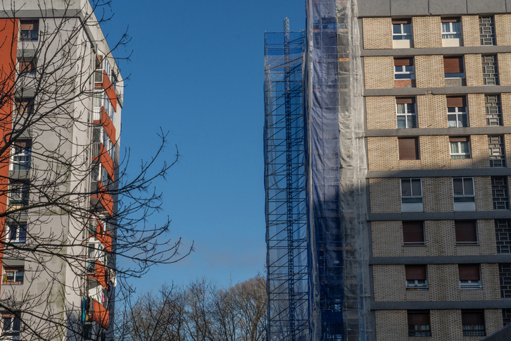 Bloques de viviendas en Errenteria.