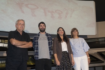 Bizkaian aurkitutako historiaurreko labar-artea duen aztarnategi berriaren aurkezpena.