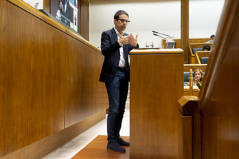 Pello Otxandiano ha hecho un análisis de la situación y planteado las propuestas de EH Bildu.