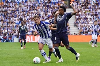 La Real perdió con el Real Madrid en la última jornada liguera disputada.