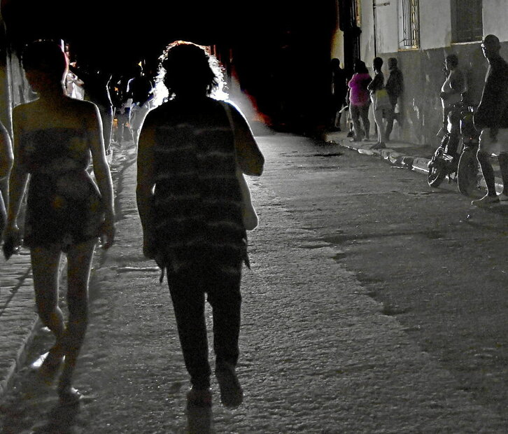 Noche del miércoles en La Habana