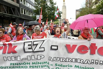 La manifestación de Bilbo ha partido desde Sagrado Corazón.