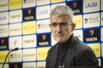 Roberto Olabe, en una comparecencia con la Real.