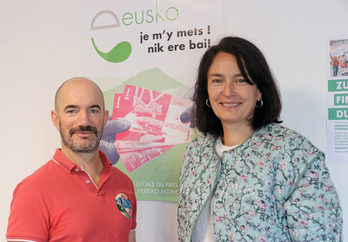Iban Grossier eta Kristine Uhalde  hautatu ditu tokiko moneta sustatzen duen elkarteak lehendakarikide gisa.