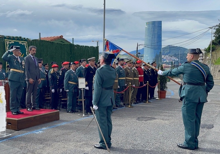 Celebración en La Salve de los actos del 12 de octubre de 2024.