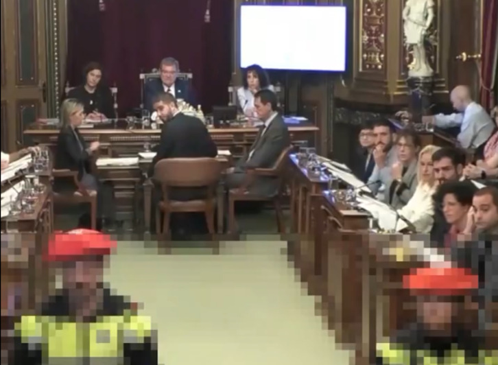 Imagen del pleno de este jueves en Bilbo.