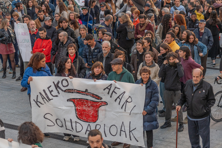 KASen aldeko mobilizazio bat 2024ko urrian.