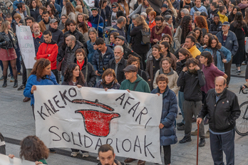 KASen aldeko mobilizazio bat 2024ko urrian.
