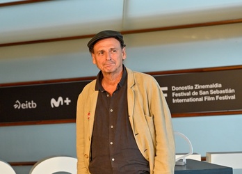 José Luis Guerin, en el photocall.