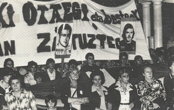 Txiki eta Otaegiren oroimenez egindako ekitaldia.