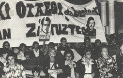 Txiki eta Otaegiren oroimenez egindako ekitaldia.