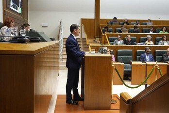 El lehendakari, Imanol Pradales, ha acusado de «impostura» a Jon Hernández, de Sumar.