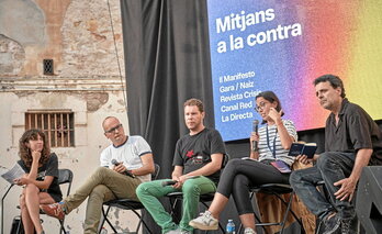 Gemma García, Luca Tancredi, Manu Levin, Ane Urkiri y Mario Santucho.